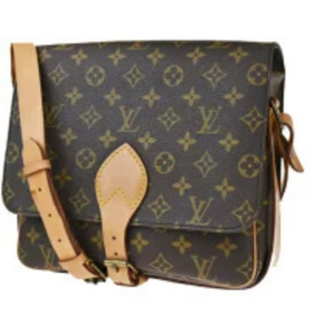 Louis Vuitton Cartouchiere Shoulder Bag Monogram Leather
